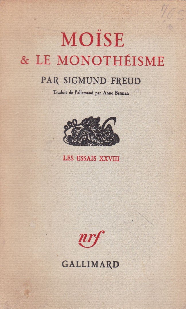 Freud, Siegmund - Moise & le monothéisme [antikvár]