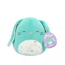 Squishmallows: Regan, a türkiz nyuszi virágos hassal - 20 cm
