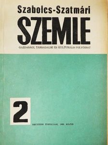 Dömötör Sándor - Szabolcs-Szatmári Szemle 1969. május [antikvár]