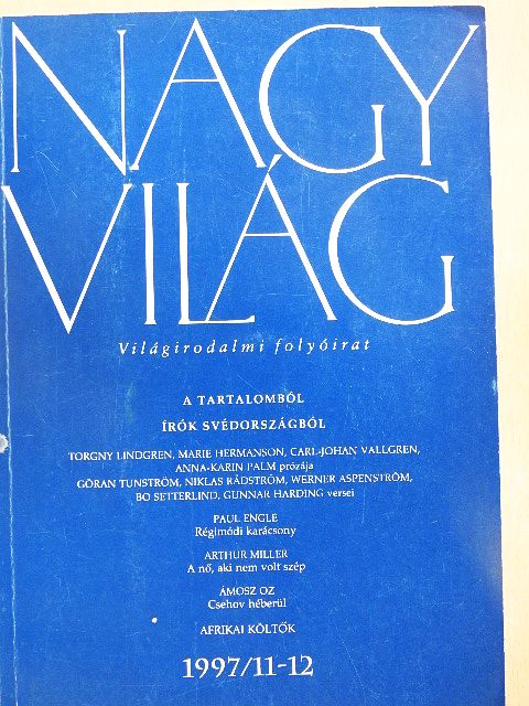 Gergely Ágnes - Nagyvilág 1997. november-december [antikvár]