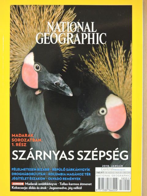 National Geographic Magyarország 2018. január [antikvár]
