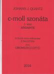 QUANTZ, JOHANN J. - C-MOLL SZONÁTA 1. TÉTEL, ANDANTE 2 FAGOTTRA (ÁTÍRTA OROMSZEGI OTTÓ)