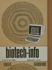 Biotech-info 1988. április [antikvár]