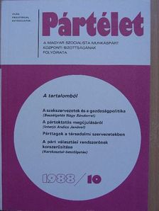 Andics Jenő - Pártélet 1988. október [antikvár]
