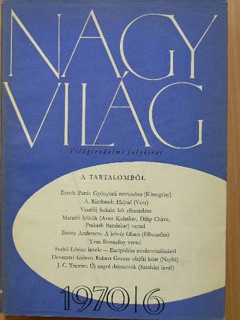 Arthur Rimbaud - Nagyvilág 1970. június [antikvár]