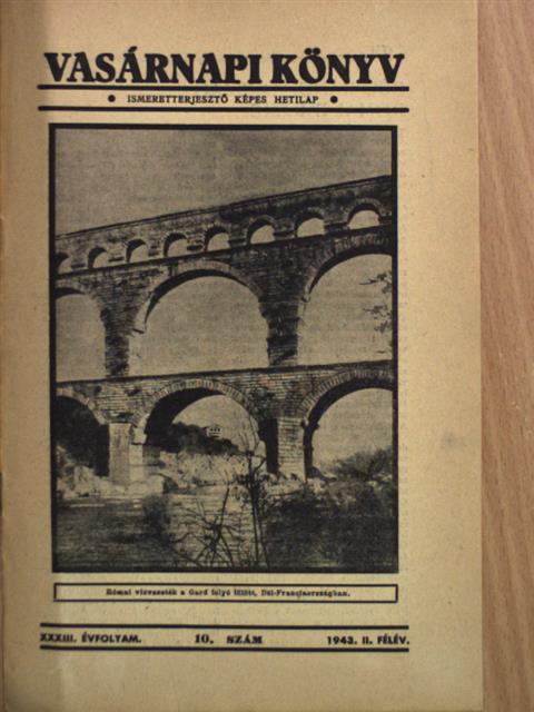 Vasárnapi Könyv 1943. II/10. [antikvár]