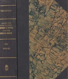 Rössle, Robert (szerk.) - Virchows Archiv für Pathologische Anatomie und Physiologie und für Klinische Medizin [antikvár]