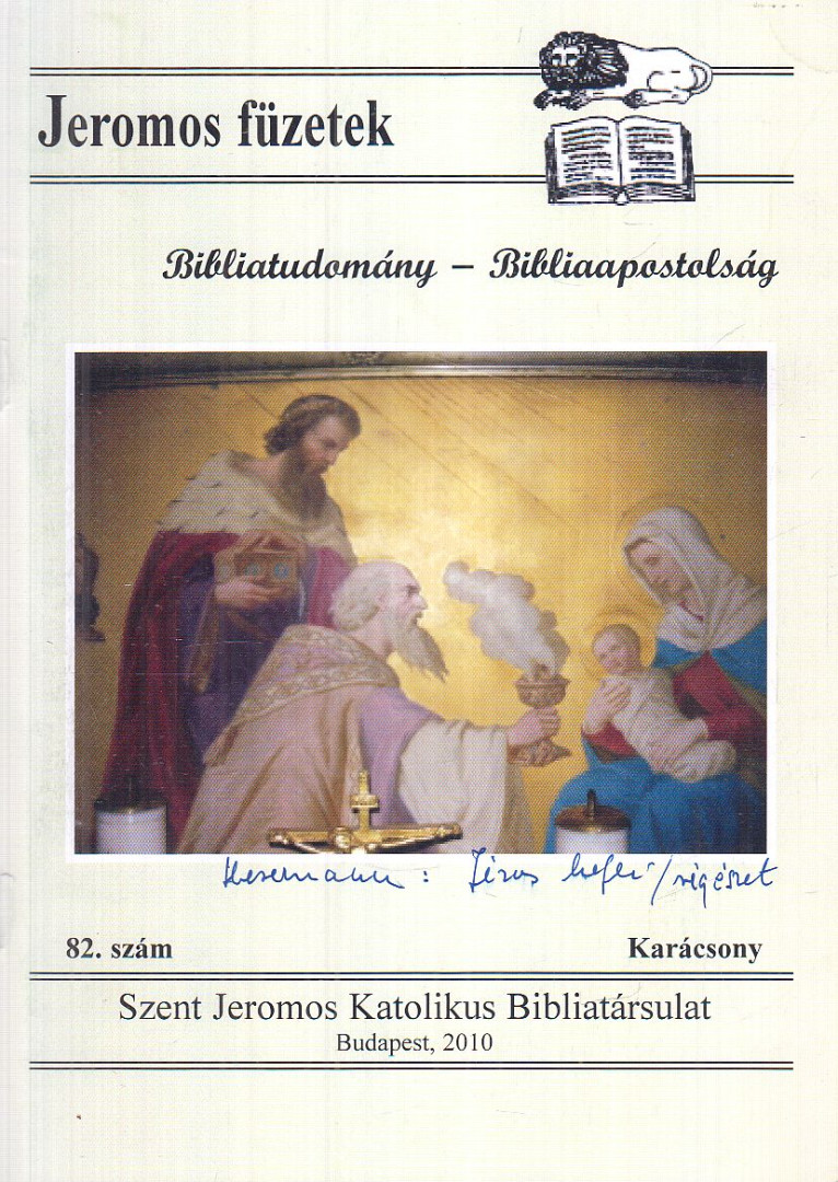 TARJÁNYI BÉLA - Jeromos füzetek 82. szám [antikvár]