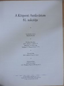 A Központi Antikvárium 81. aukciója [antikvár]