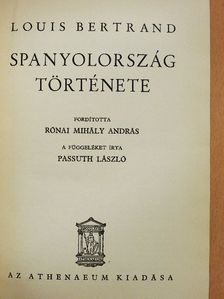 Louis Bertrand - Spanyolország története [antikvár]