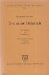 AUE, HARTMANN VON - Der arme Heinrich [antikvár]