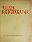 Csizmadia Andor - Állam és igazgatás 1955. szeptember [antikvár]