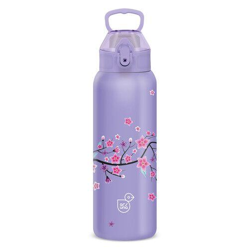 56695472 - Duplafalú Fémkulacs - 700 Ml Snow Flower-Purple (5547) 25