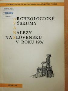 Ján Strbík - Archeologické vyskumy a nálezy na Slovensku v Roku 1987 [antikvár]