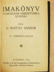 D. Raffay Sándor - Imakönyv [antikvár]