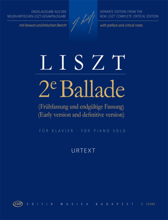 LISZT - 2e BALLADE FÜR KLAVIER (VERSCHIEDENE ZYKLISCHE WERKE I/9)
