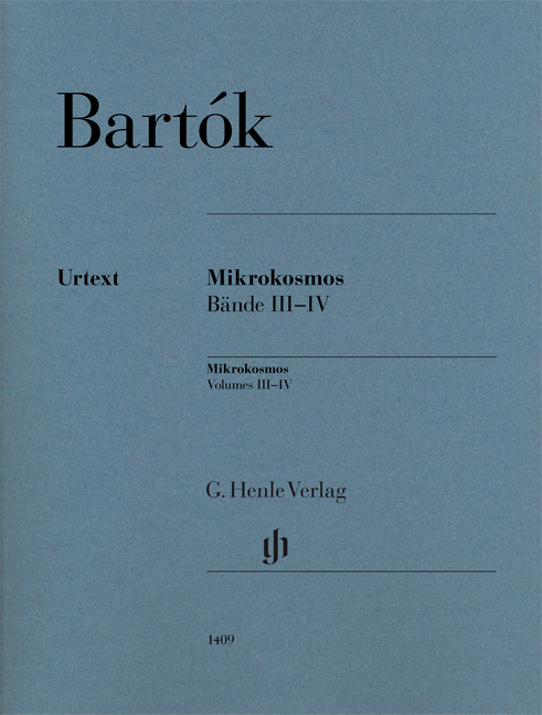 Bartók Béla - MIKROKOSMOS BAENDE III-IV URTEXT (NAKAHARA J.)