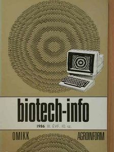 Biotech-info 1986. október [antikvár]