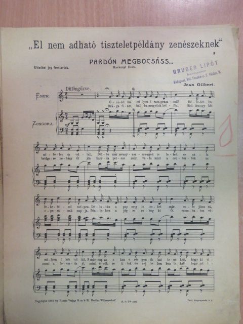 Harsányi Zsolt - Pardón megbocsáss.../Szállj, szállj tova szállj.../Hallod-e galambom.../Jaj de jó lesz mulatni [antikvár]