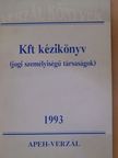 Dr. Baranyai László - Kft kézikönyv 1993 [antikvár]