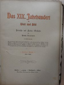 Dr. Georg Galland - Das XIX. Jahrhundert in Wort und Bild III. (gótbetűs) (rossz állapotú) [antikvár]