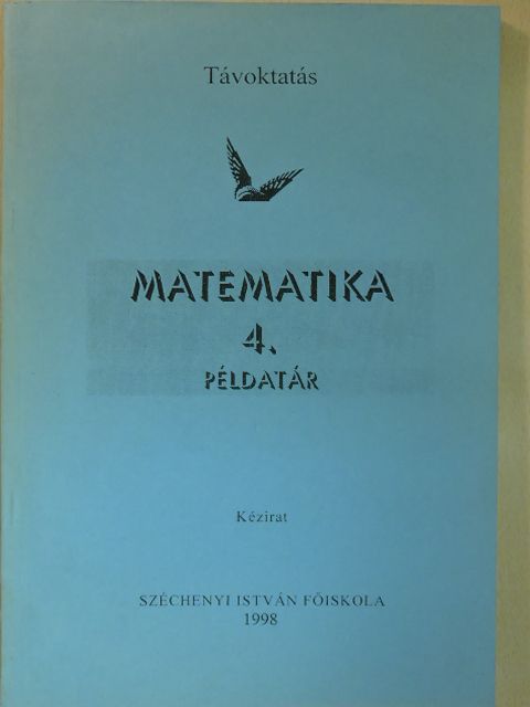 Matematika 4. példatár [antikvár]