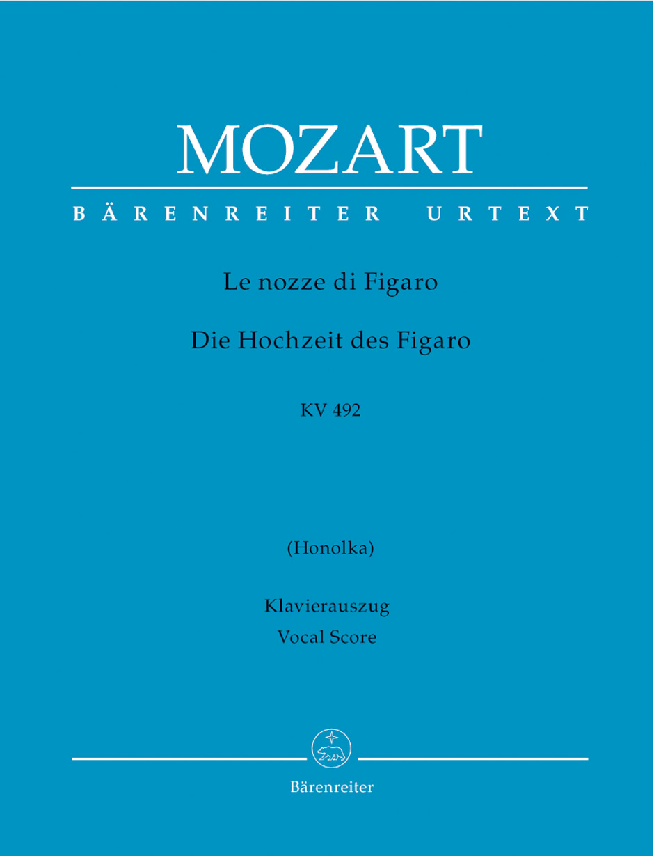MOZART, W,A, - LE NOZZE DI FIGARO (DIE HOCHZEIT DES FIGARO) KV 492 KLAVIERAUSZUG (HONOLKA) KLAVIERAUSZUG