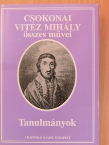 Borbély Szilárd - Csokonai Vitéz Mihály - Tanulmányok [antikvár]