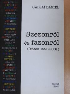 Galsai Dániel - Szezonról és fazonról [antikvár]