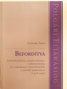 Gyekiczky Tamás - Befordítva [antikvár]