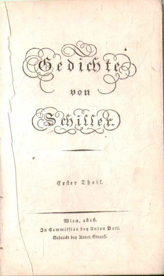 Gedichte von Schiller [antikvár]