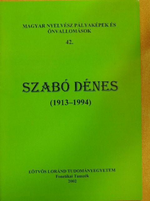Szabó Dénes - Szabó Dénes [antikvár]