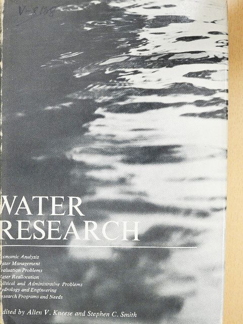 Allen V. Kneese - Water Research [antikvár]