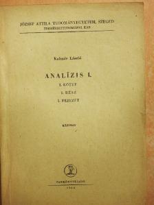 Kalmár László - Analízis I/1. [antikvár]