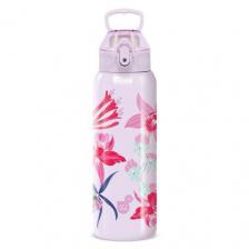 56695496 - Duplafalú Fémkulacs - 700 Ml Beach Flowers-Purple (5549) 25