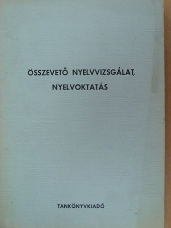 Ádám Zsigmond - Összevető nyelvvizsgálat, nyelvoktatás [antikvár]