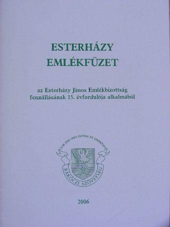 Esterházy emlékfüzet [antikvár]