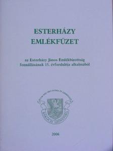 Esterházy emlékfüzet [antikvár]
