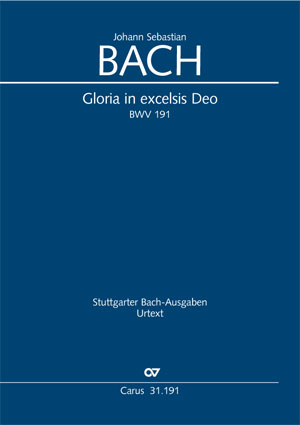 J. S. Bach - KANTATE 191: GLORIA IN EXCELSIS DEO BWV 191 KLAVIERAUSZUG