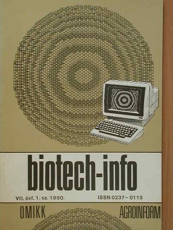 Biotech-info 1990. január [antikvár]