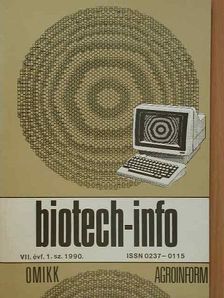 Biotech-info 1990. január [antikvár]