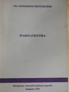 Iparstatisztika [antikvár]