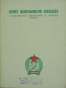 Magos Béla - Német kereskedelmi levelezés [antikvár]