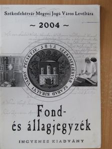 Fond- és állagjegyzék [antikvár]