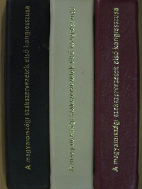 Végh Oszkár - A magyarországi szakszervezetek első kongresszusa (minikönyv) (számozott)/A magyarországi szakszervezetek első kongresszusa (minikönyv) (számozott)/A magyarországi szakszervezetek első kongresszusa (minikönyv) (számozott) [antikvár]