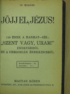 Jöjj el, Jézus! [antikvár]