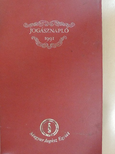 Jogásznapló 1991 [antikvár]