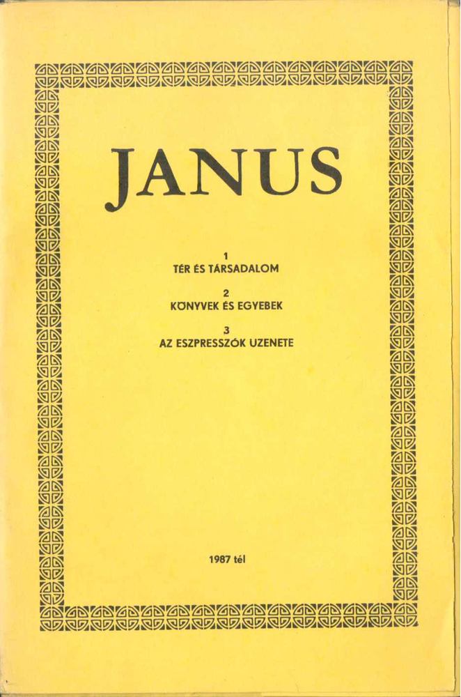 Bókay Antal, Kengyel Miklós, Szűcs Tibor - Janus 1987 tél [antikvár]