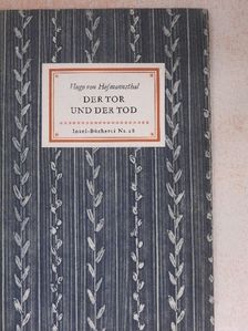Hugo von Hofmannsthal - Der Tor und der Tod [antikvár]