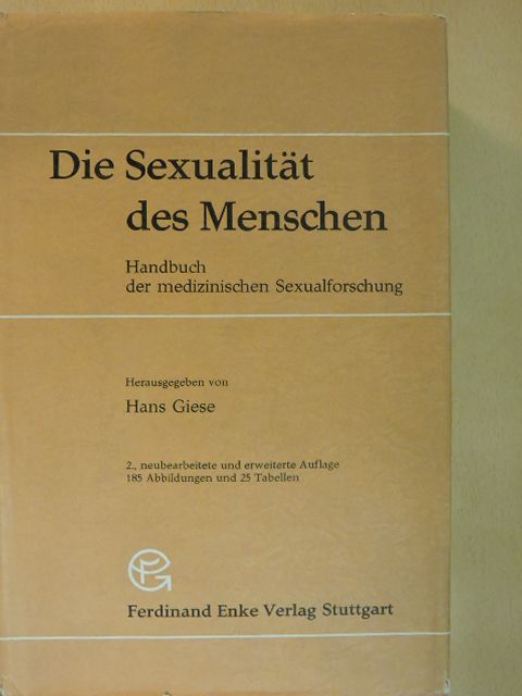 Dr. Gunter Schmidt - Die Sexualität des Menschen [antikvár]